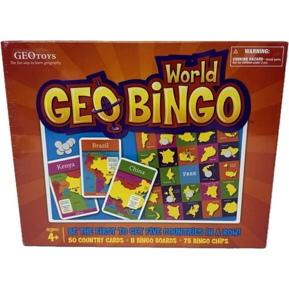 GeoToys Geo Bingo World 50
Countries! - Picture 1 of 12